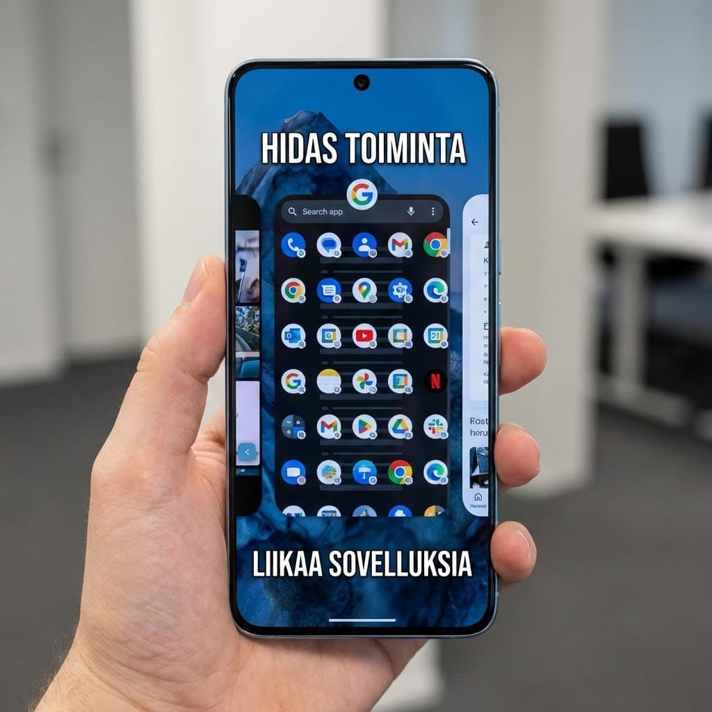 Android-puhelin hidastelee