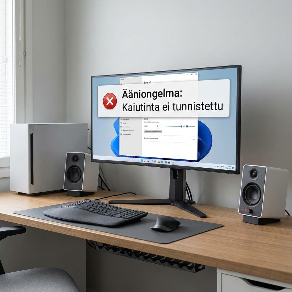 Tietokoneen äänet eivät toimi