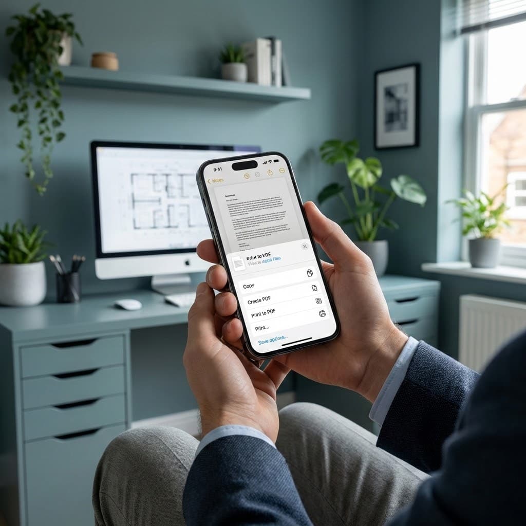 Luo PDF-dokumentti iPhonella