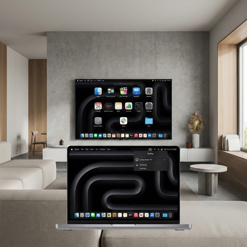 Jaa kuva AirPlayilla Macilla