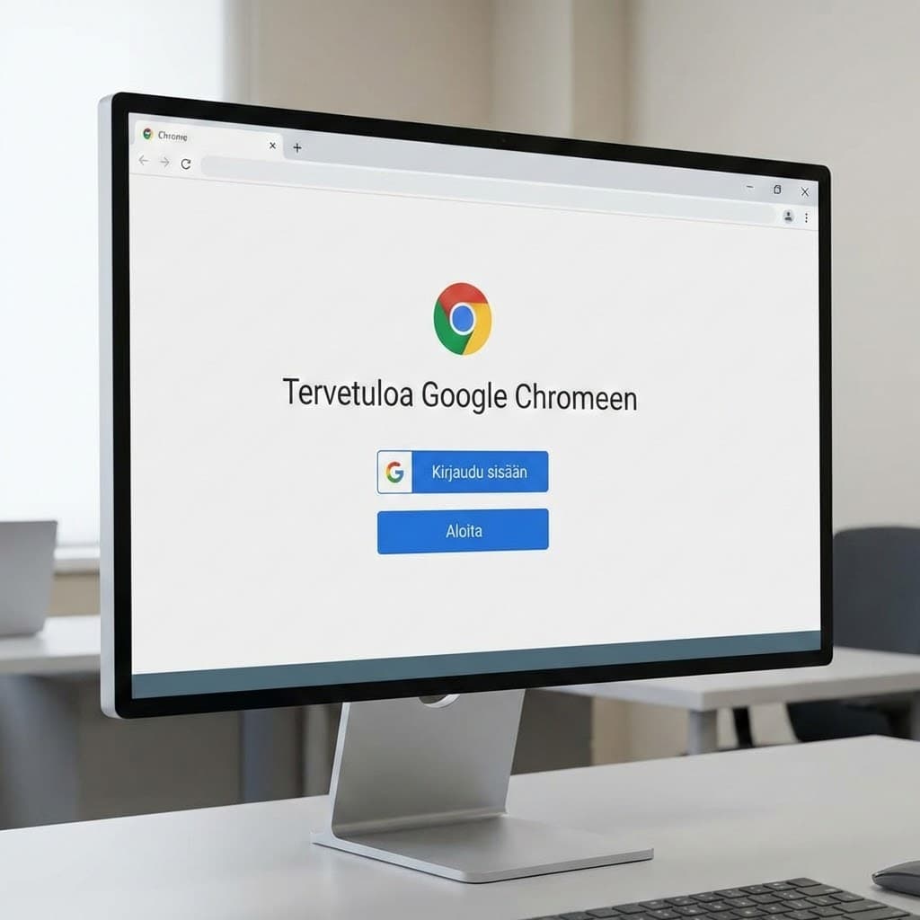 Käynnistä Google Chrome ensimmäistä kertaa