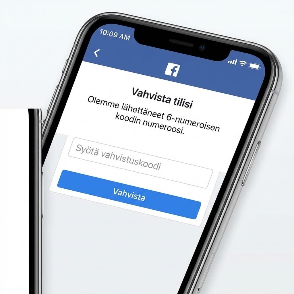Vahvista Facebook-tili