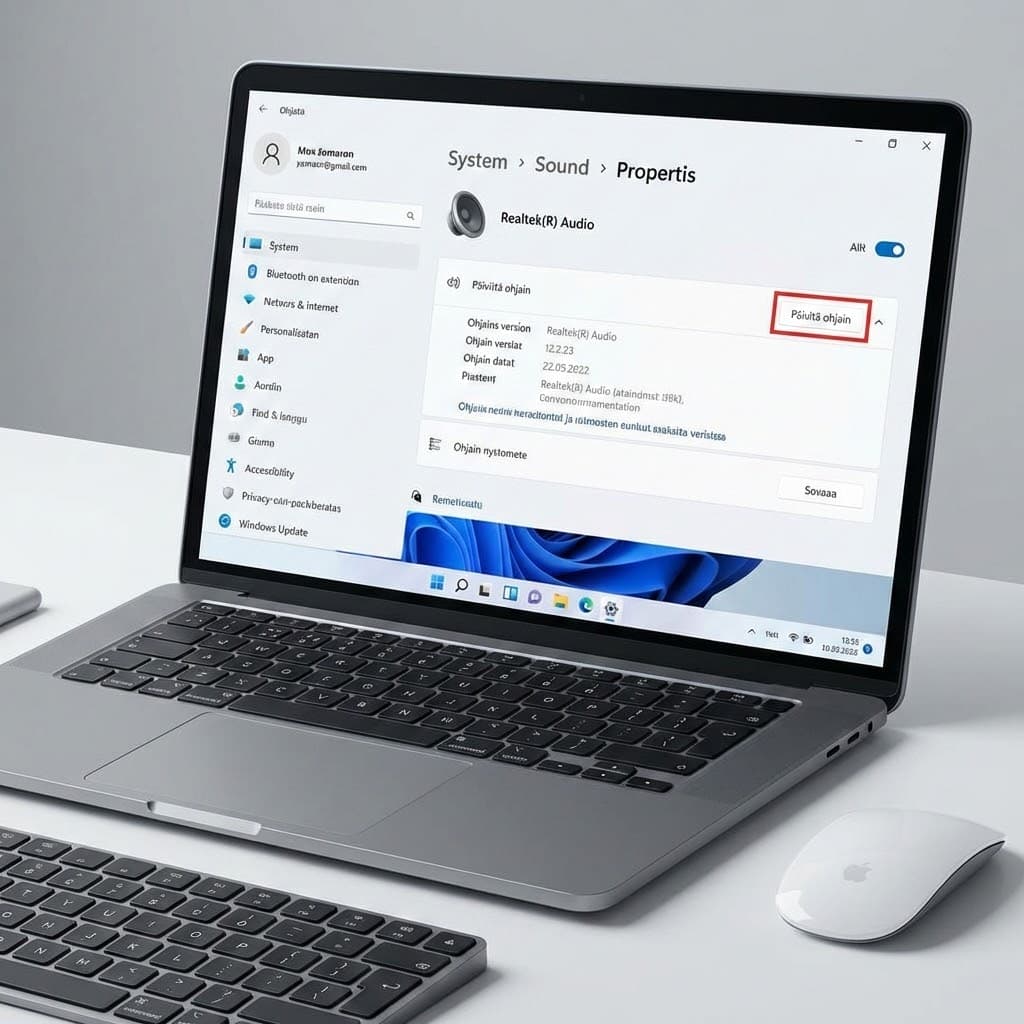 Päivitä äänikortin ohjaimet