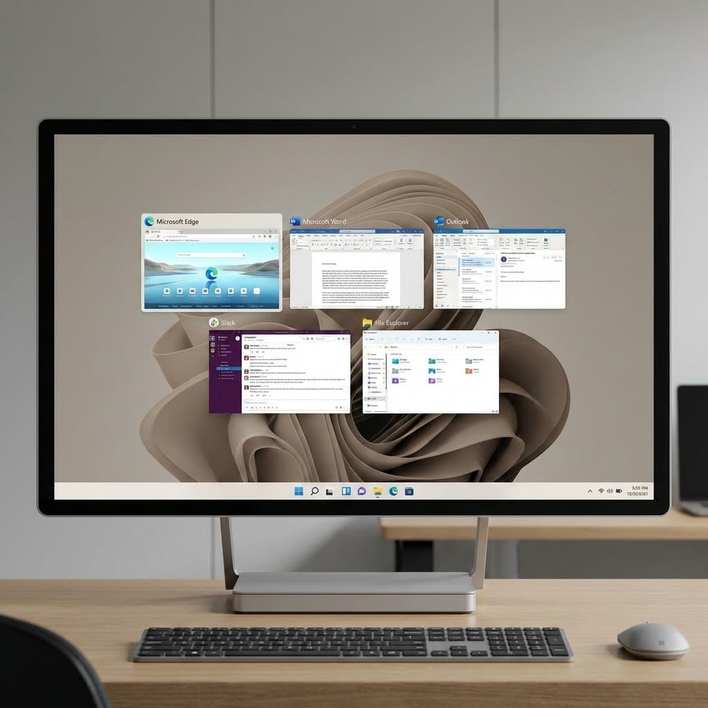 Vaihda ikkunoita Windowsilla