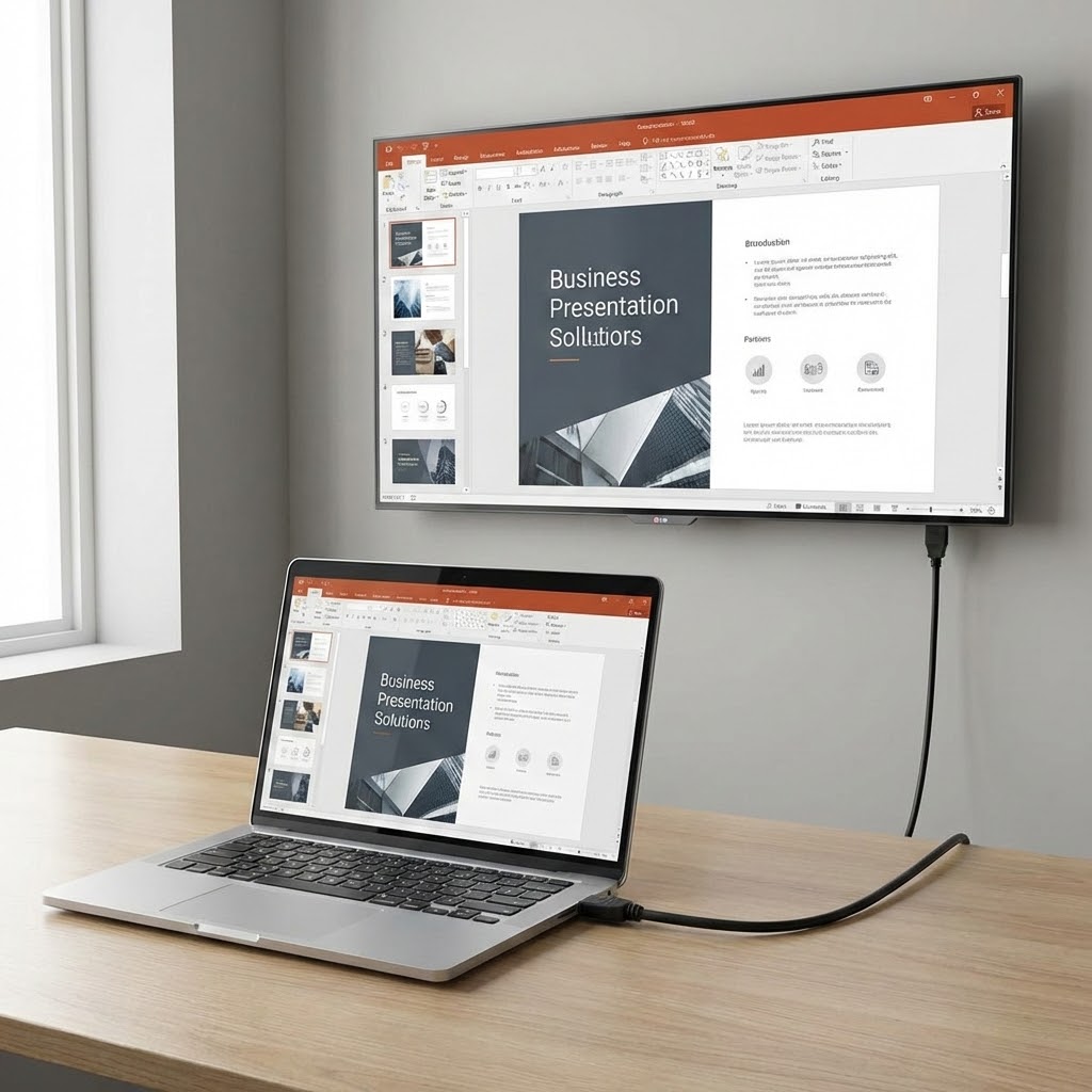 Ulkoisen näytön liittäminen Windows-tietokoneeseen