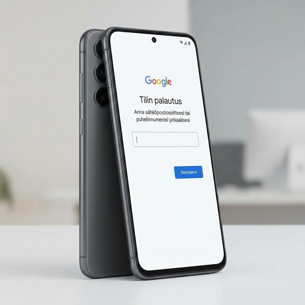 Gmail salasana unohtunut
