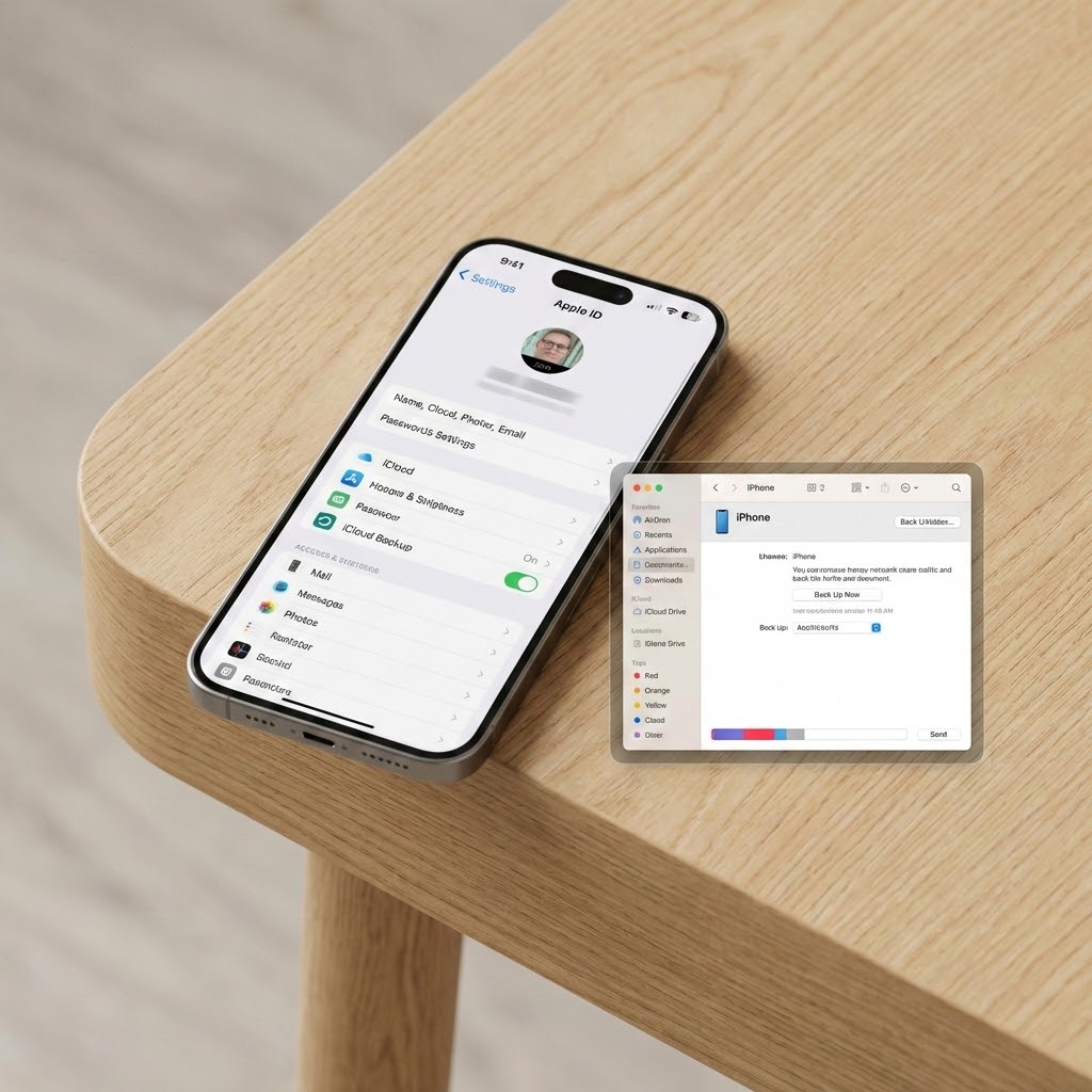 Varmuuskopioi iPhone