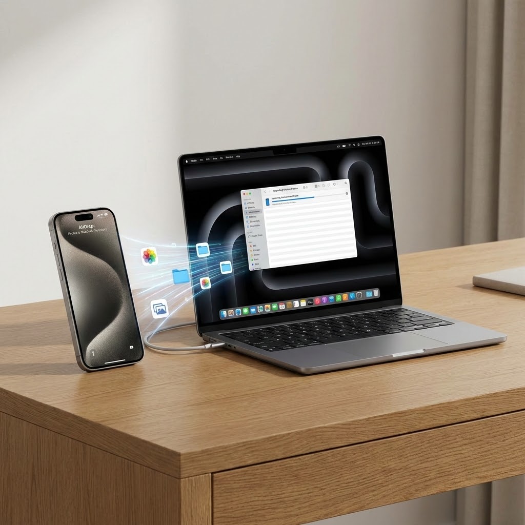 Siirrä kuvia iPhonelta tietokoneelle