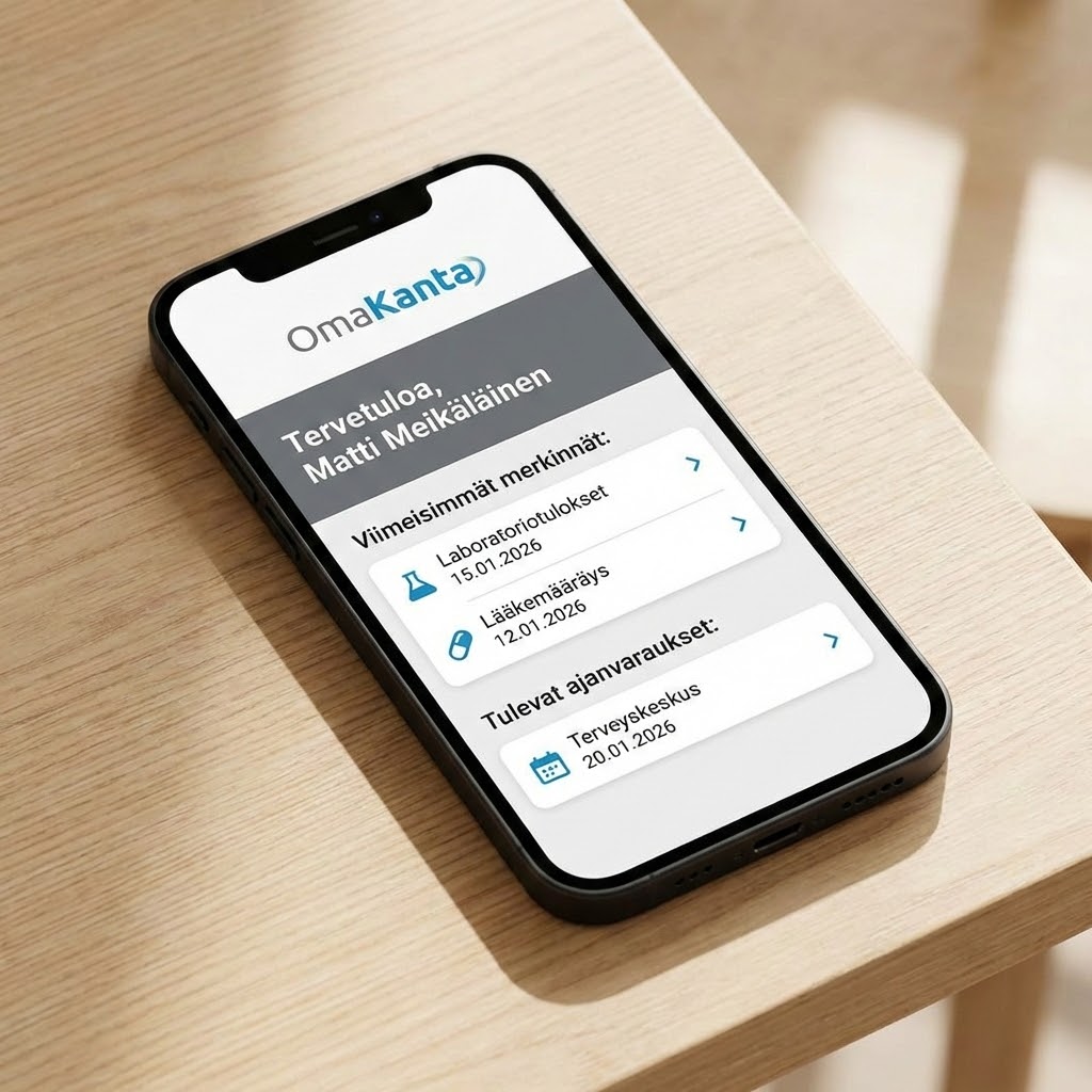 OmaKanta-sovelluksen käyttöönotto