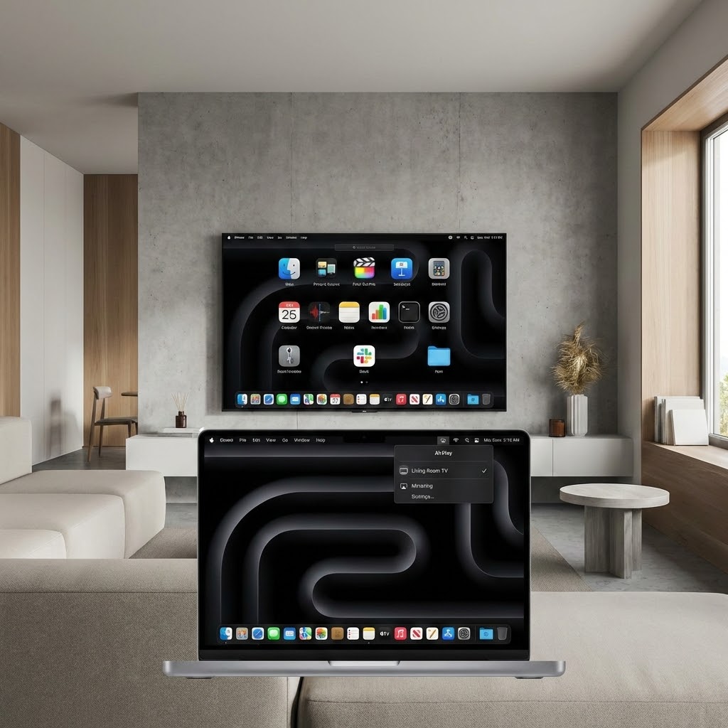 Jaa kuva AirPlayilla Macilla