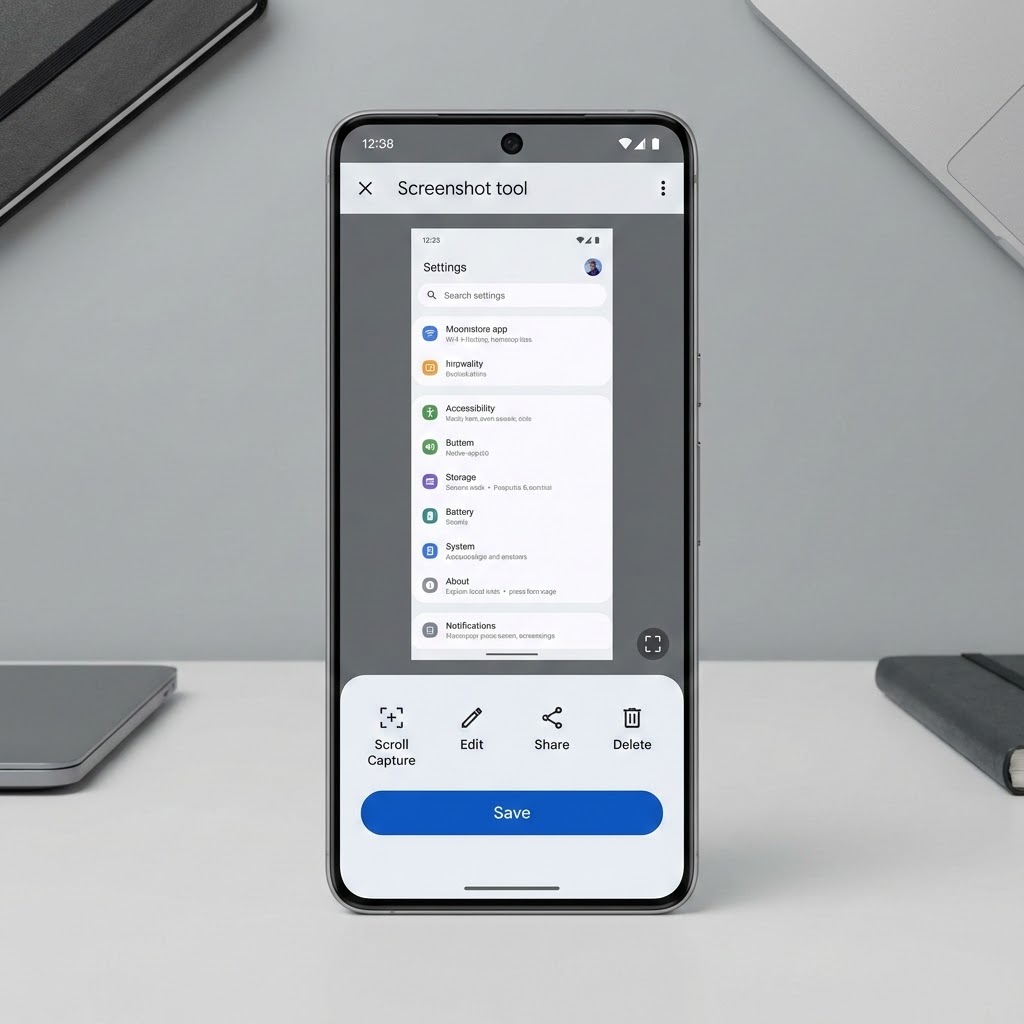 Käytä kuvankaappaus-työkalua Androidilla