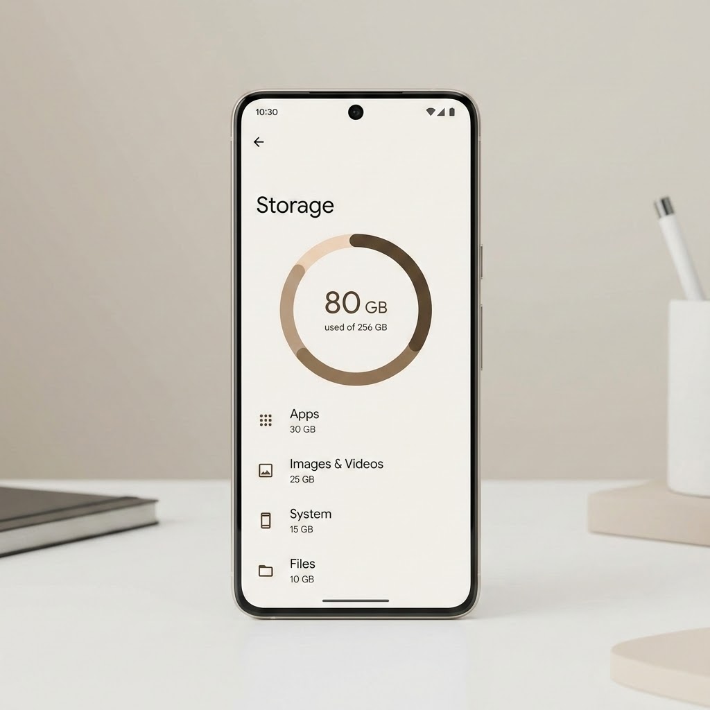 Vapauta tallennustilaa Androidissa