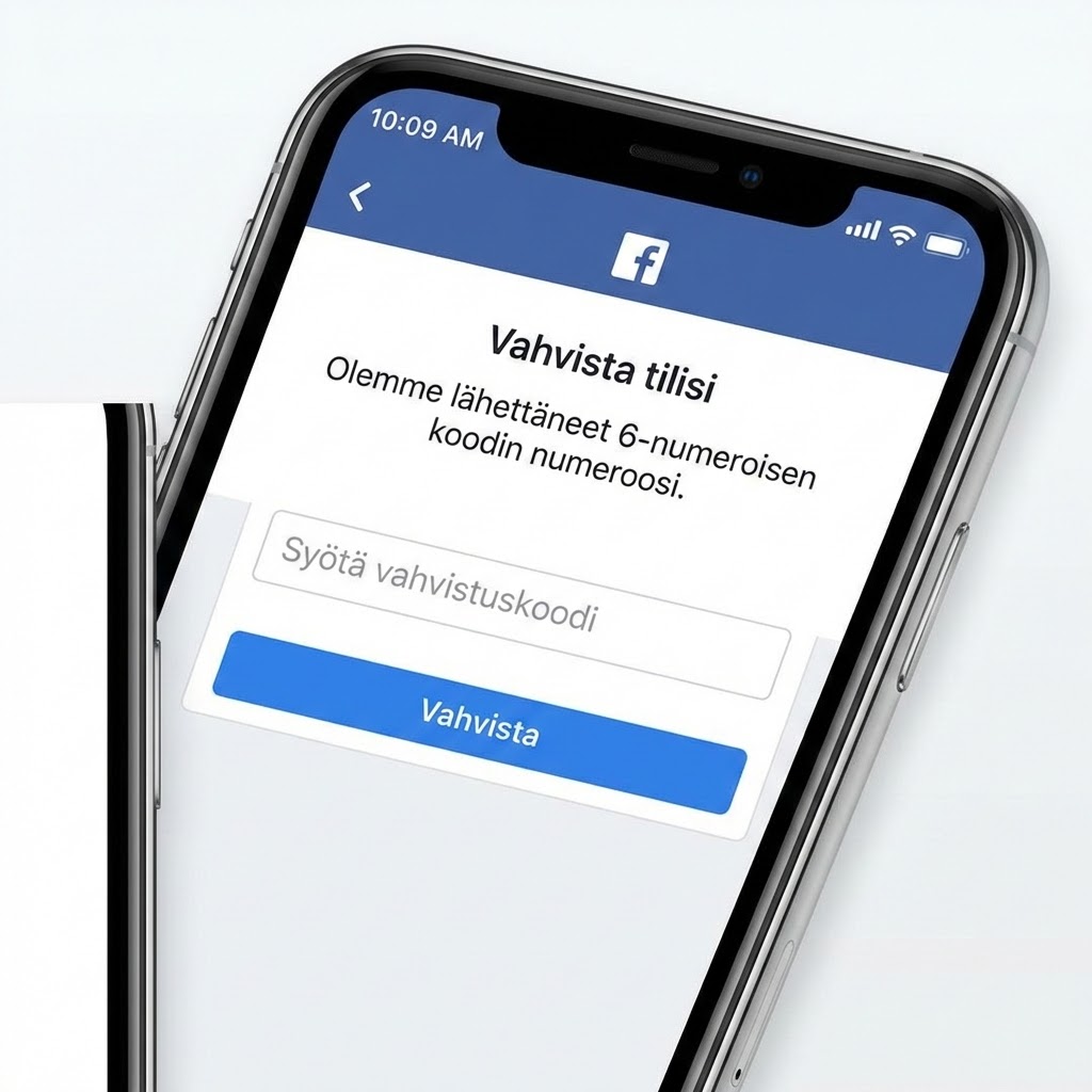 Vahvista Facebook-tili