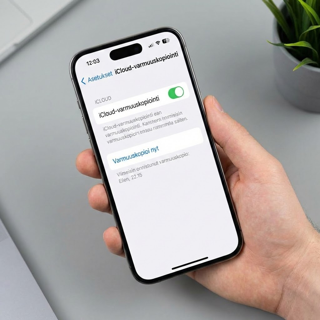 WhatsApp varmuuskopiointi iPhonella