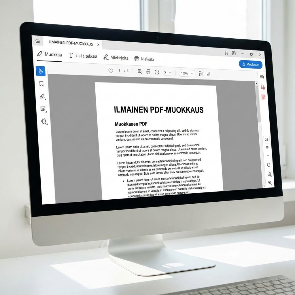 Käytä ilmaista PDF-editoria