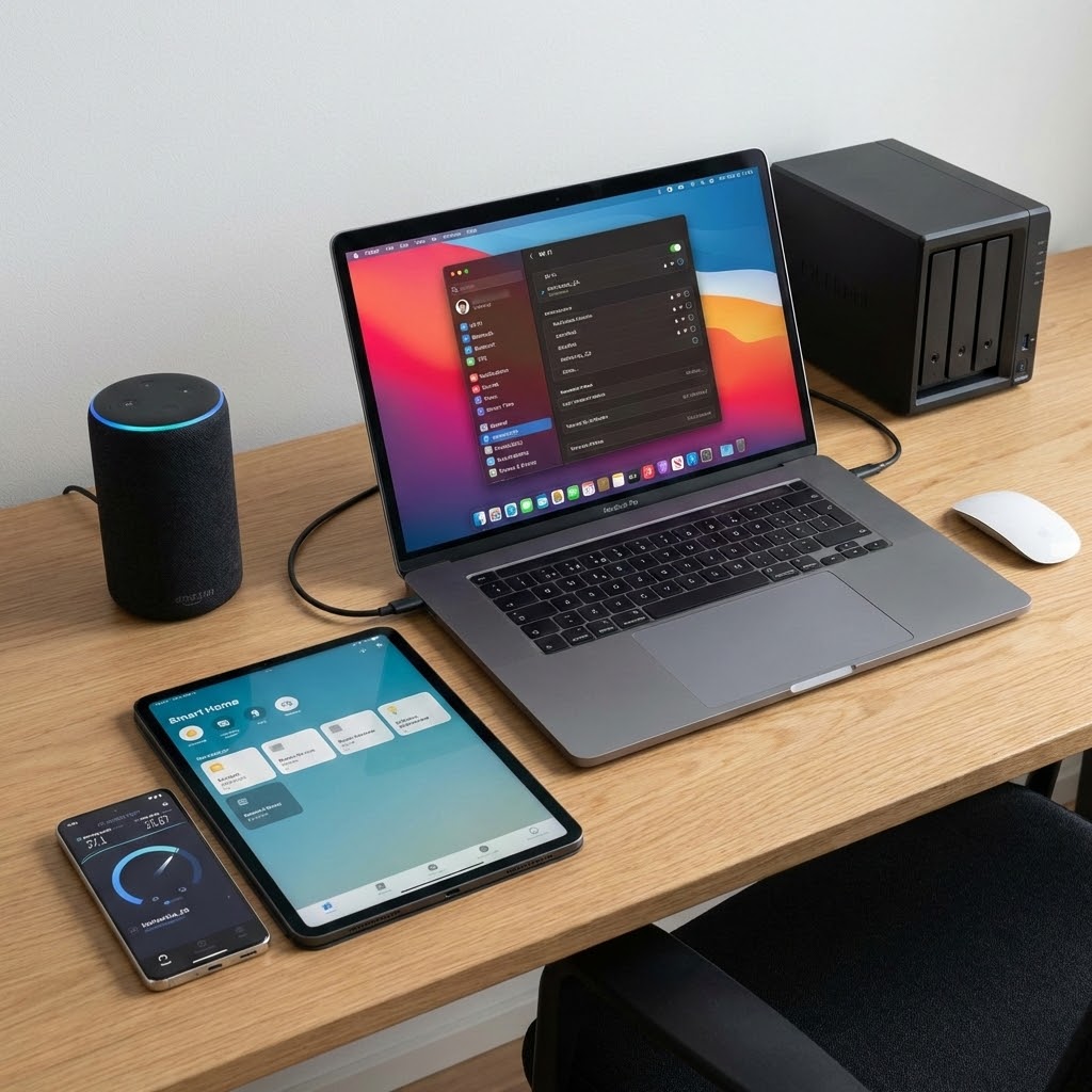 Useita laitteita WLAN-verkossa