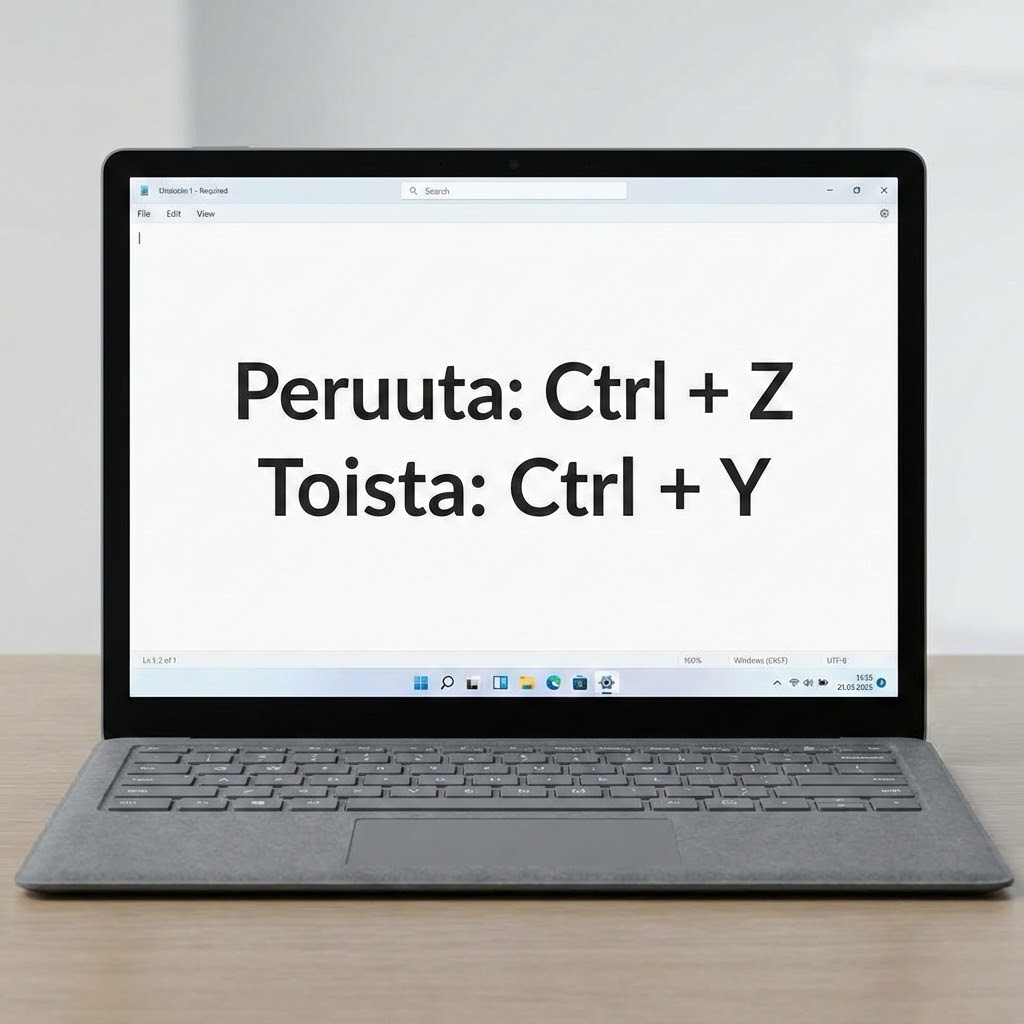 Peruuta ja tee uudelleen Windowsilla